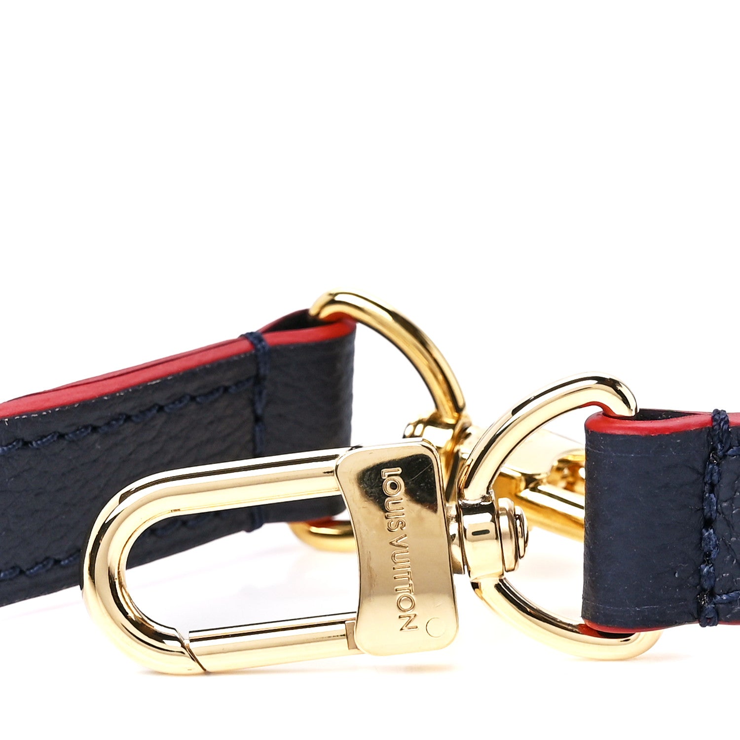 Louis Vuitton Calfskin Pochette Metis Shoulder Strap Marine Rouge 4 of 4