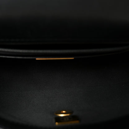 Chanel Shiny Lambskin Quilted Small Single Flap Black 5 of 10