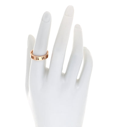 Tiffany 18K Rose Gold Diamond Wide Atlas Pierced Ring 56 7.5 2 of 5