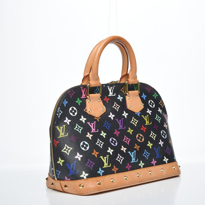 Louis Vuitton Monogram Multicolor Alma Black 2 of 11
