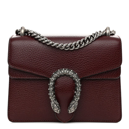 Gucci Dollar Calfskin Crystal Mini Dionysus Shoulder Bag Vintage Bordeaux 1 of 11