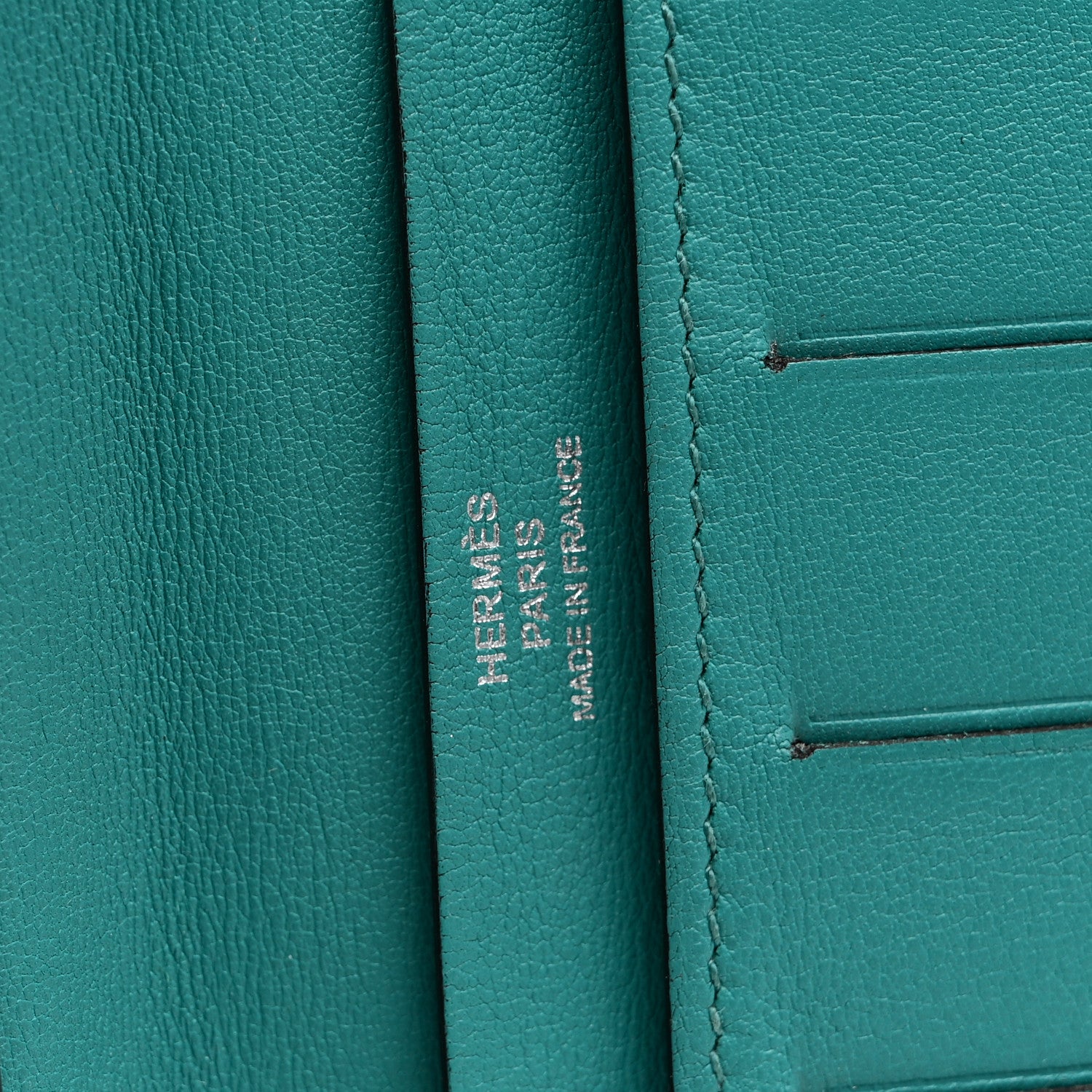 Hermes Swift Citizen Twill Long Combined Wallet Vert Verone 6 of 9