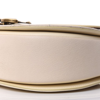 Chanel Shiny Calfskin Goatskin Quilted Medium Coco Curve Messenger Flap White 6 of 8