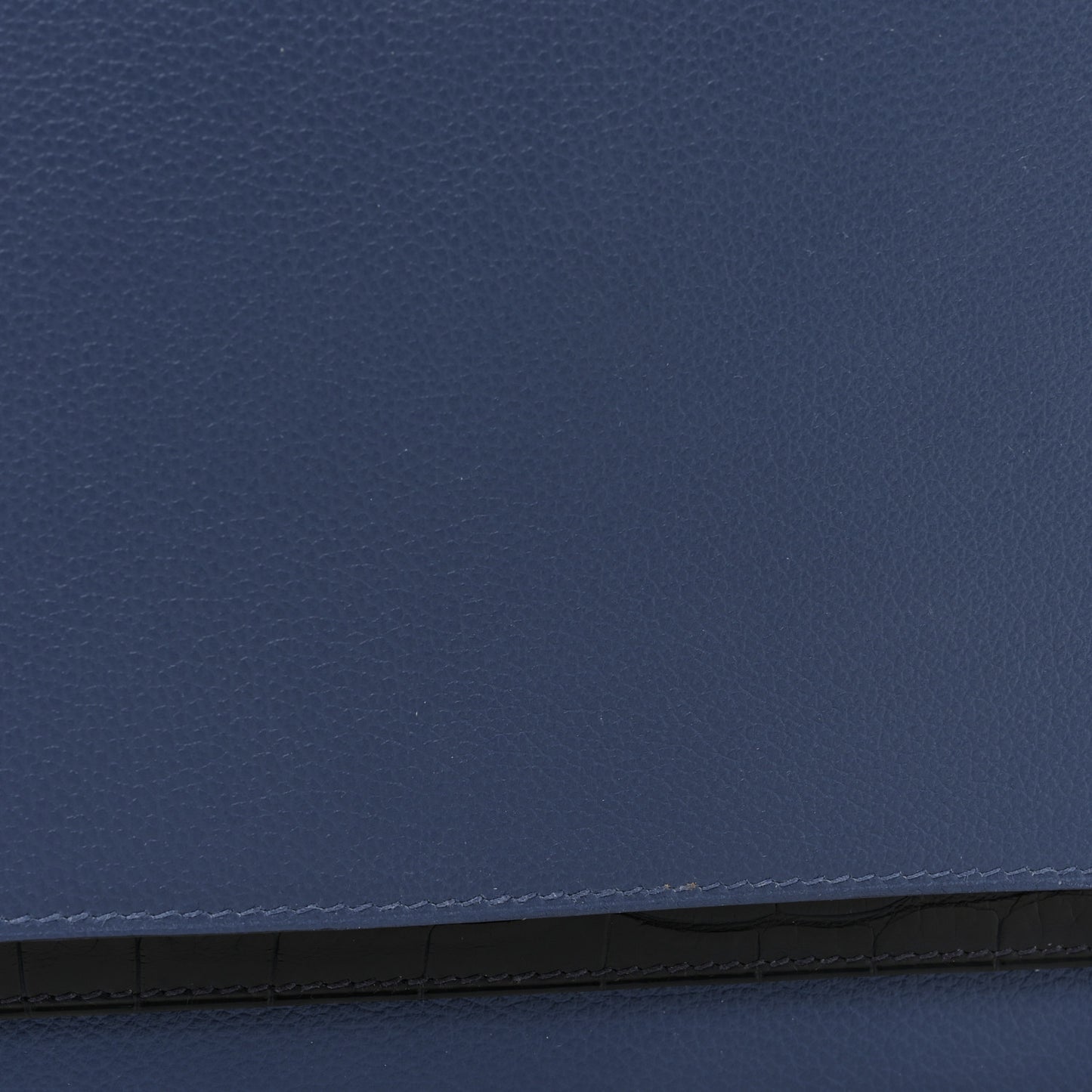 Evercolor Matte Alligator Multiplis Clutch Bleu Brighton Bleu Marine
