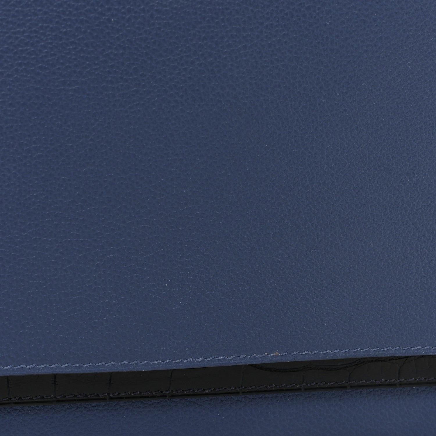 Hermes Evercolor Matte Alligator Multiplis Clutch Bleu Brighton Bleu Marine 13 of 13