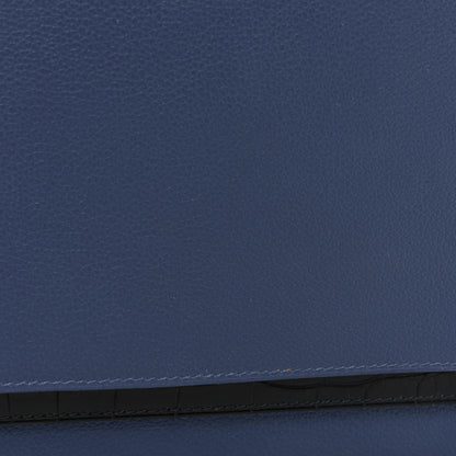 Hermes Evercolor Matte Alligator Multiplis Clutch Bleu Brighton Bleu Marine 13 of 13