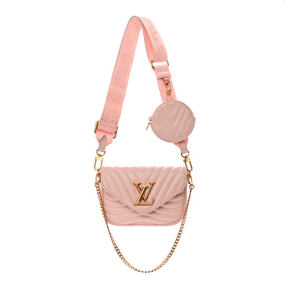 Louis Vuitton Calfskin New Wave Multi Pochette Rose Ballerine 1 of 15