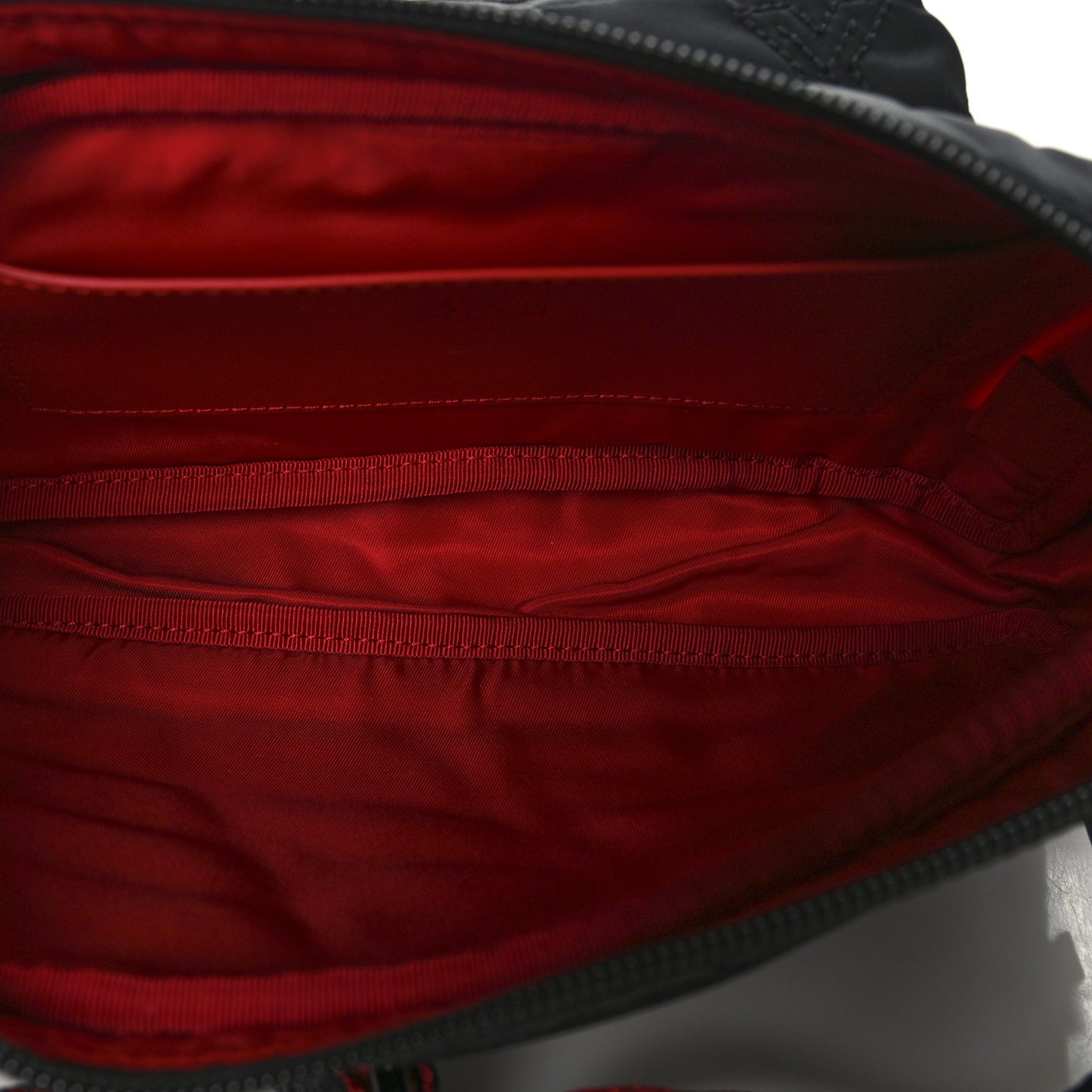 Nylon Loubideal Sneaker Sole Belt Bag Black