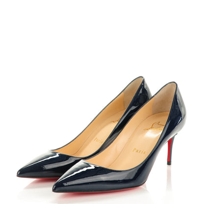 Christian Louboutin Patent Decollete 554 70 Pumps 35.5 Night 3 of 7