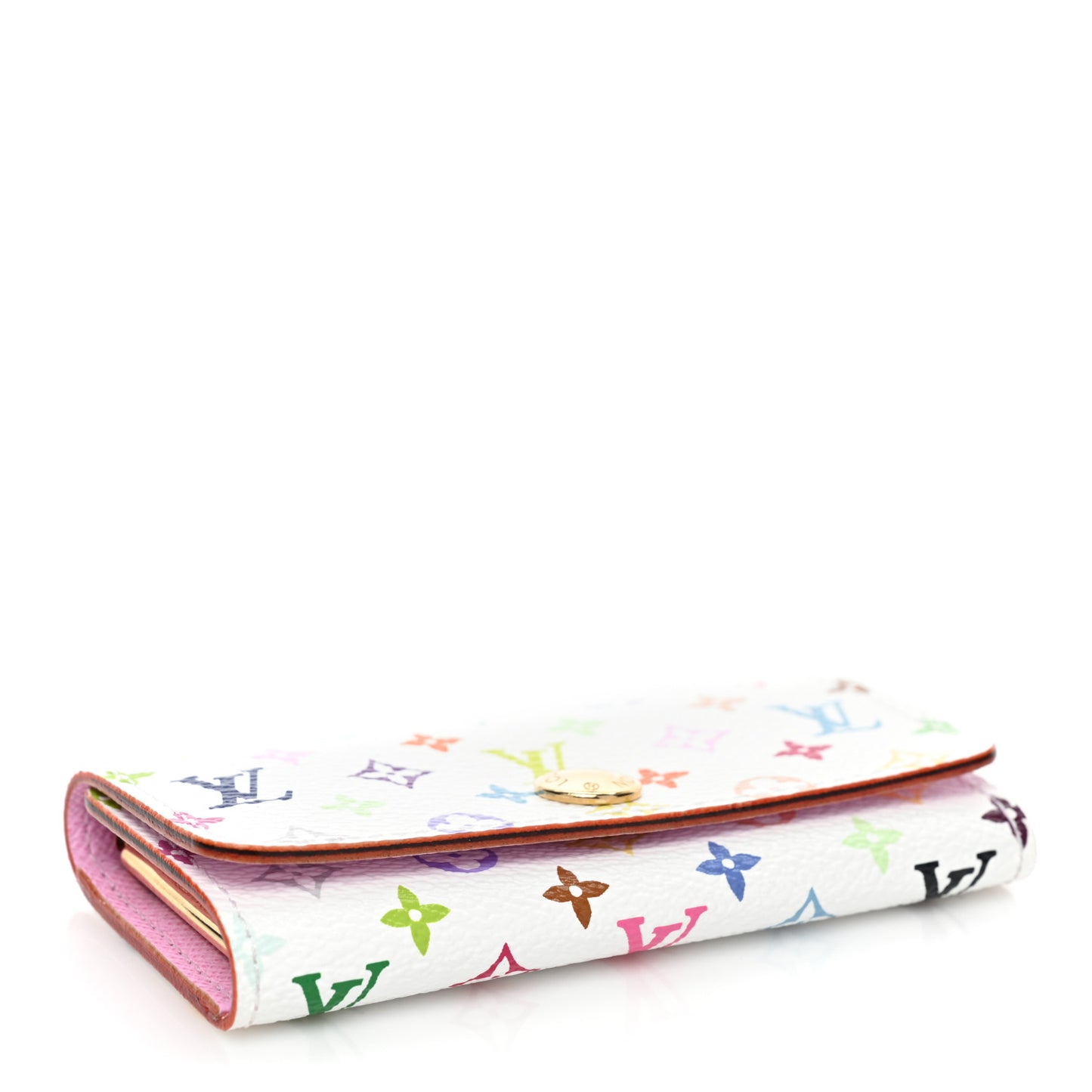 Monogram Multicolor Multicles 4 Key Holder White Litchi