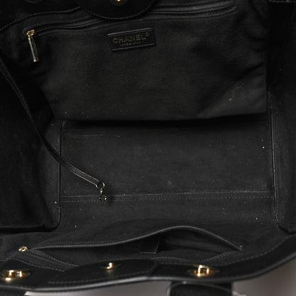 Chanel Caviar Large Studded Deauville Tote Black 5 of 15