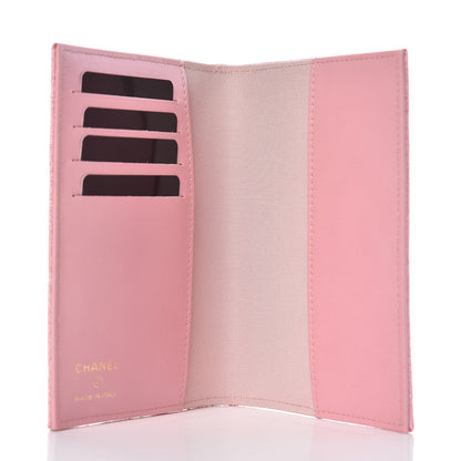Chanel Iridescent Caviar Quilted Passport Holder Pink 5 of 8