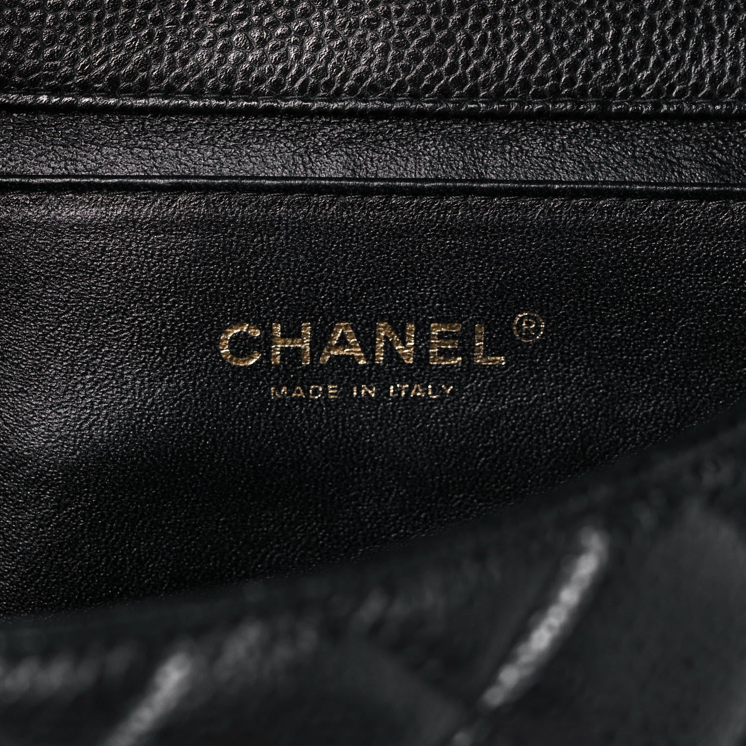 Chanel Caviar Quilted Clutch With Chain Flap Black 6 of 11
