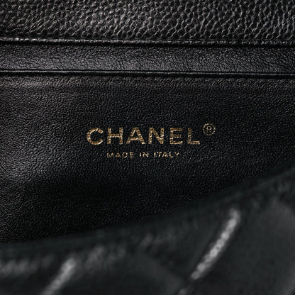 Chanel Caviar Quilted Clutch With Chain Flap Black 6 of 11
