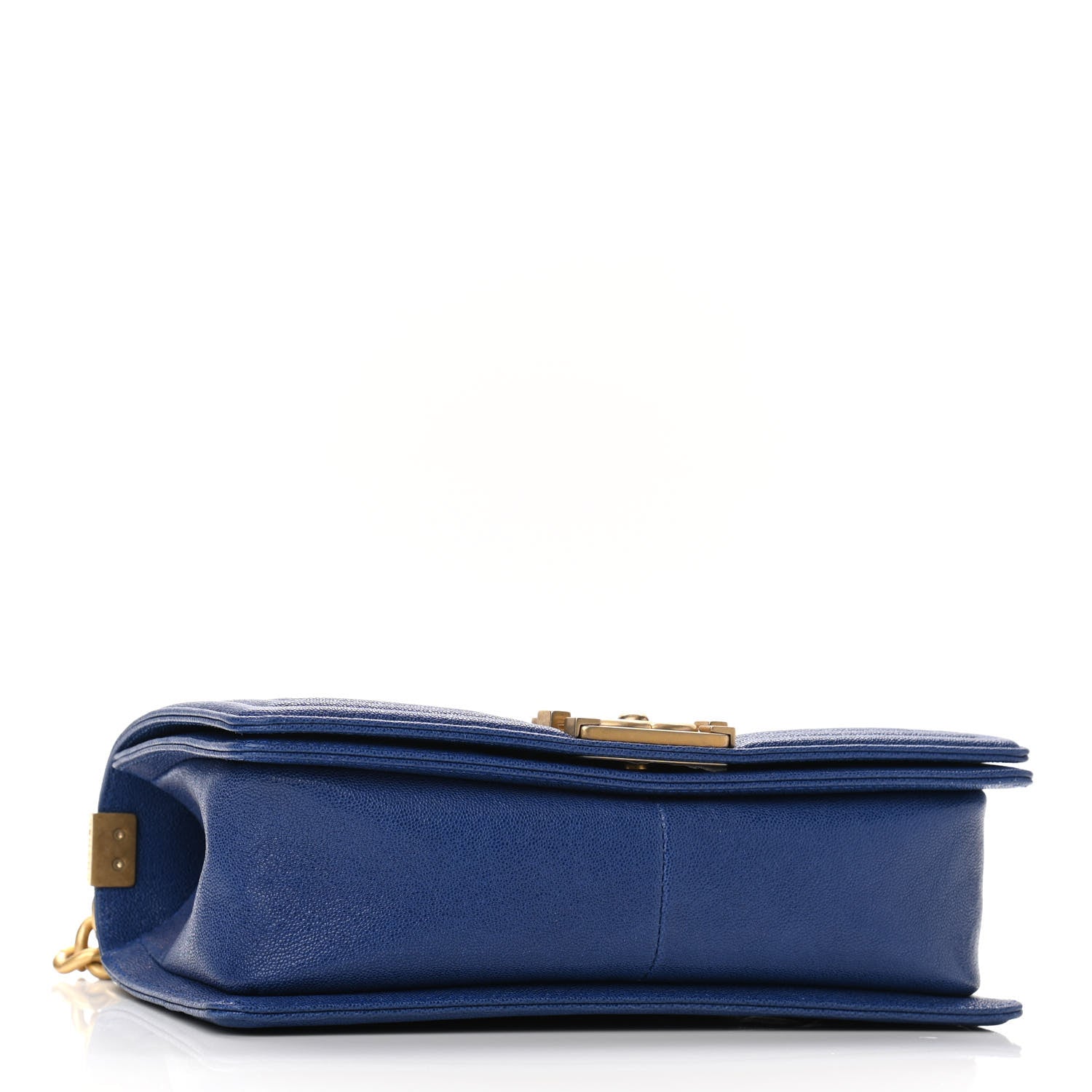 Chanel Caviar Quilted Medium Boy Flap Blue 3 of 10