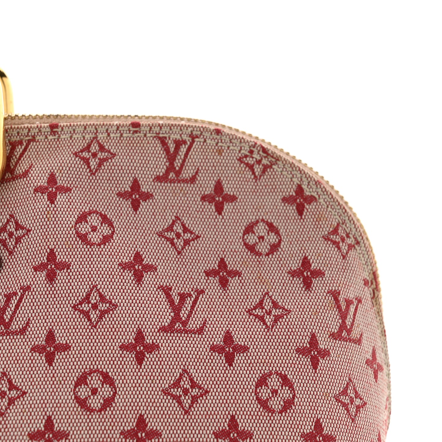 Mini Monogram Alma Long Cherry