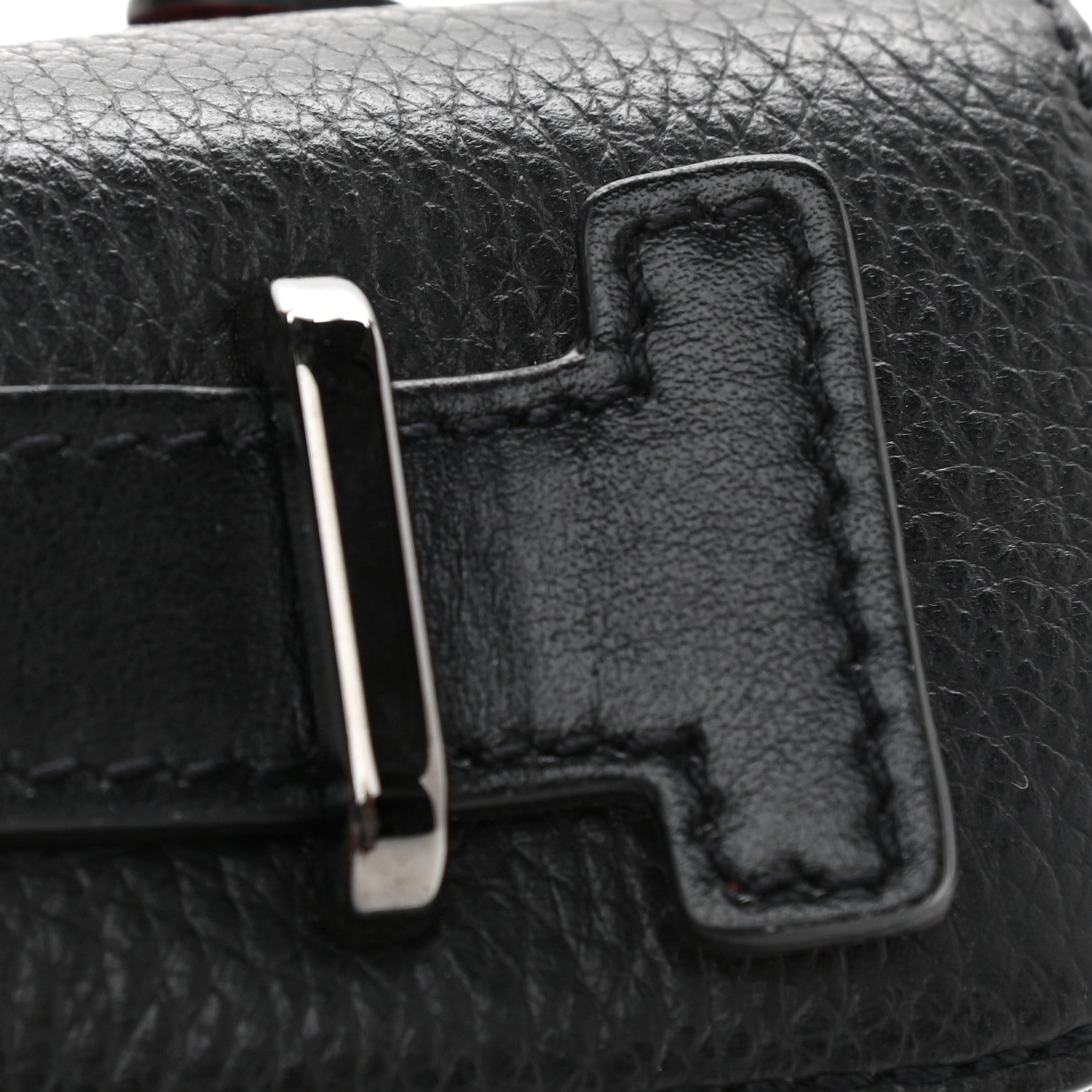 Christian Louboutin Calfskin Kypipouch Small Top Handle Messenger Bag Black 10 of 11