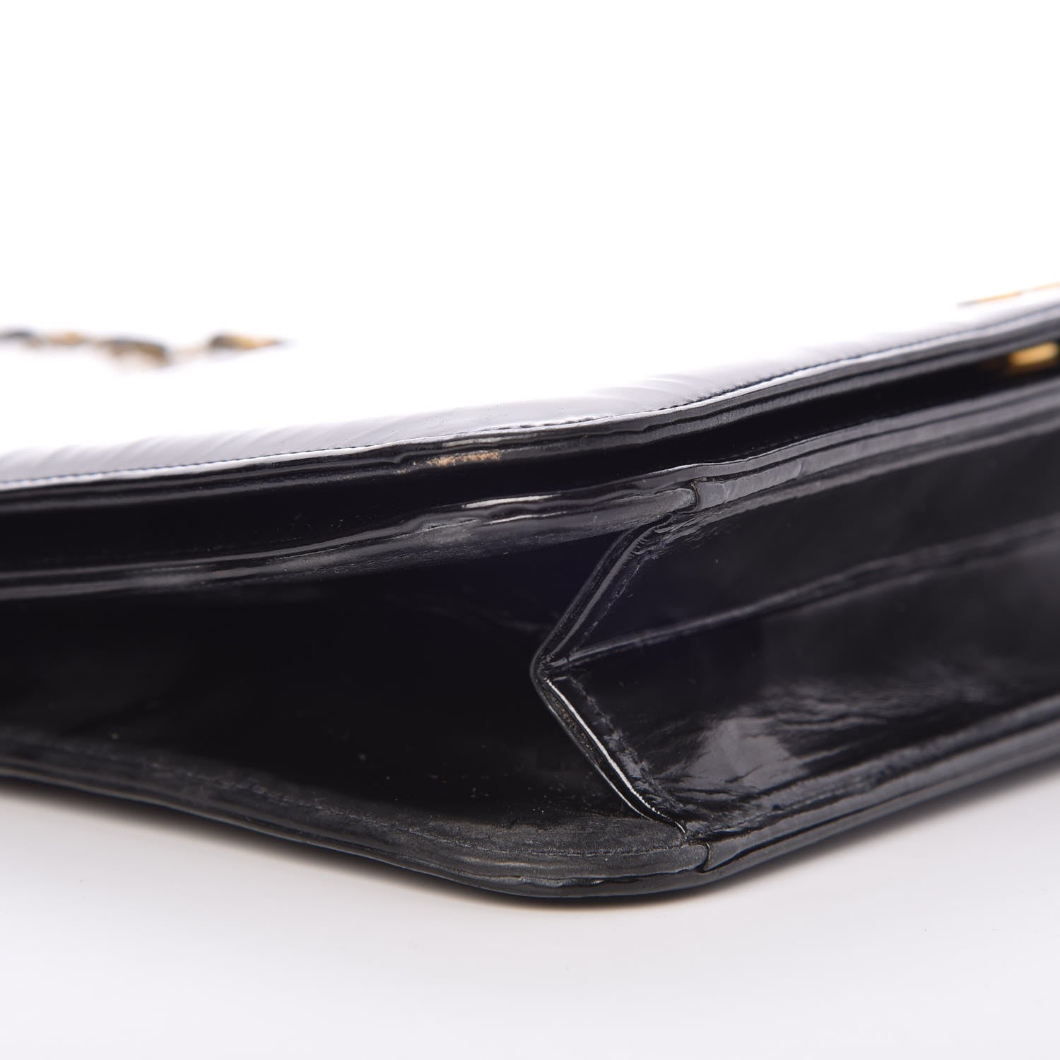 Chanel Patent Small Single Flap Black 13 of 18