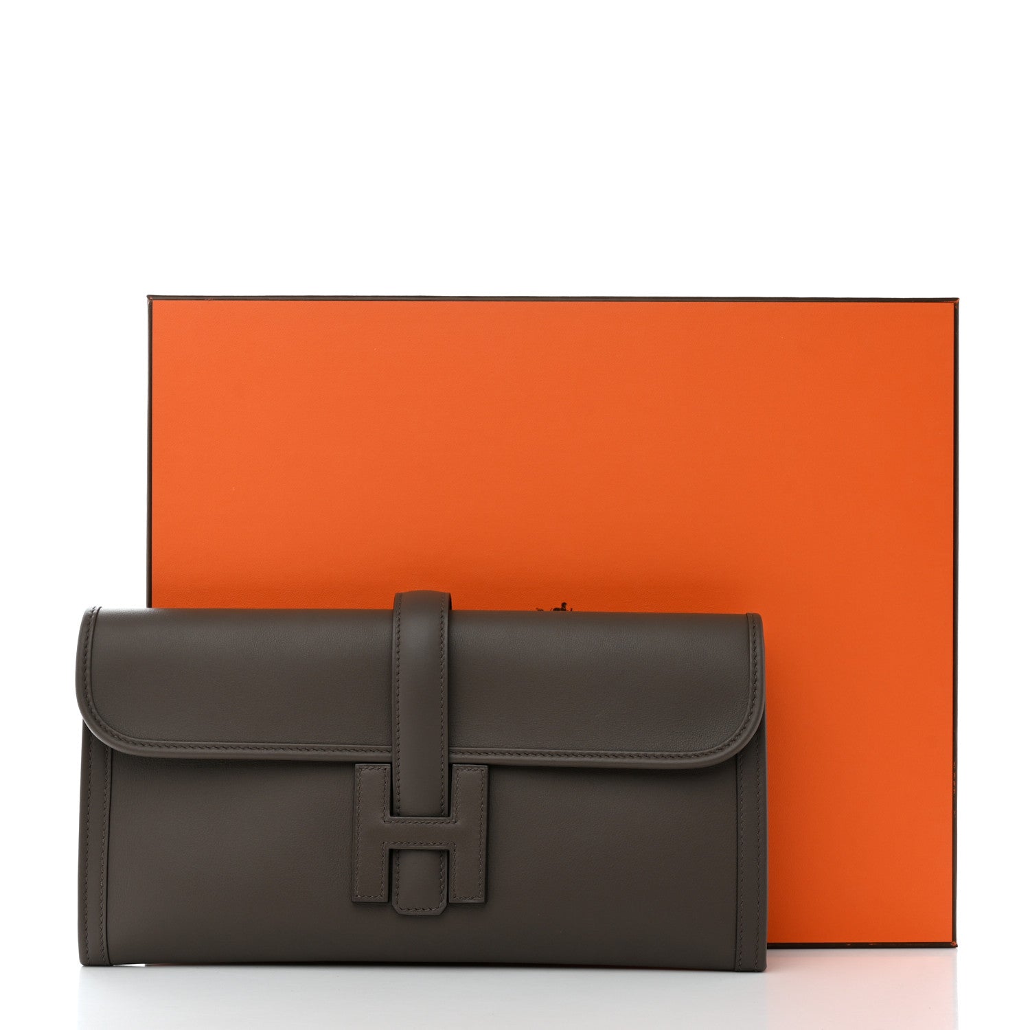 Hermes Swift Jige Elan 29 Clutch Etain 8 of 8