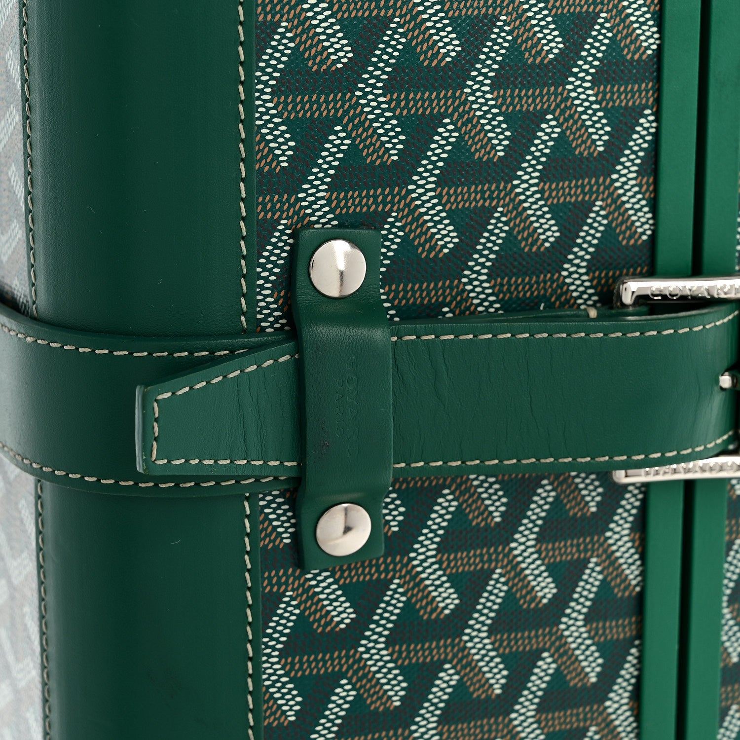 Goyard Goyardine Bourget PM Green 6 of 15