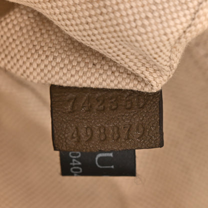 Gucci Sakai Be Green Calfskin Diagonal Stitched Small Blondie Shoulder Bag Craclet Brown 7 of 10