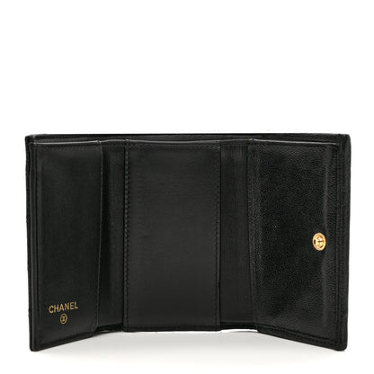 Chanel Caviar Quilted Small Boy Flap Wallet Black 5 of 7