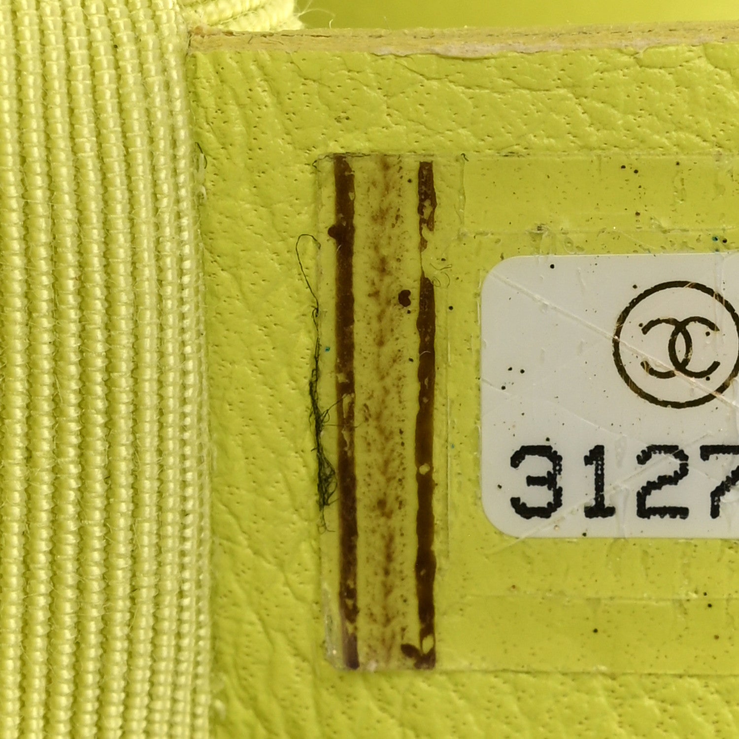 Chanel Shiny Lambskin Quilted Medium Chanel 19 Flap Neon Yellow 7 of 10