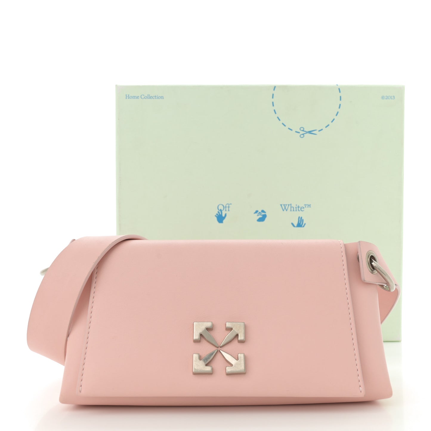 Calfskin Arrow 19 Shoulder Bag Pink