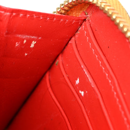 Christian Louboutin Calfskin Panettone Spiked Zip Around Wallet Yellow Multicolor 11 of 11
