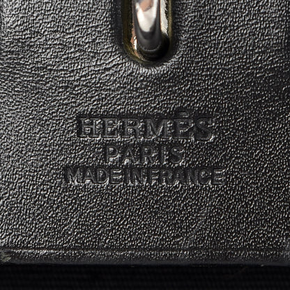 Hermes Toile Vache Calfskin Herbag 30 PM Backpack Black 6 of 10