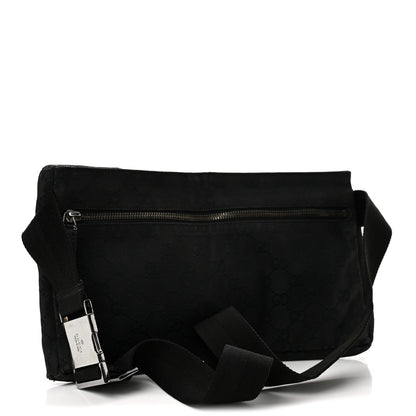 Gucci GG Monogram Double Pocket Belt Bag Black 3 of 14