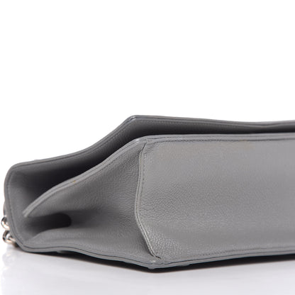 Christian Dior Grained Calfskin Medium Diorama Flap Bag Gris 6 of 13