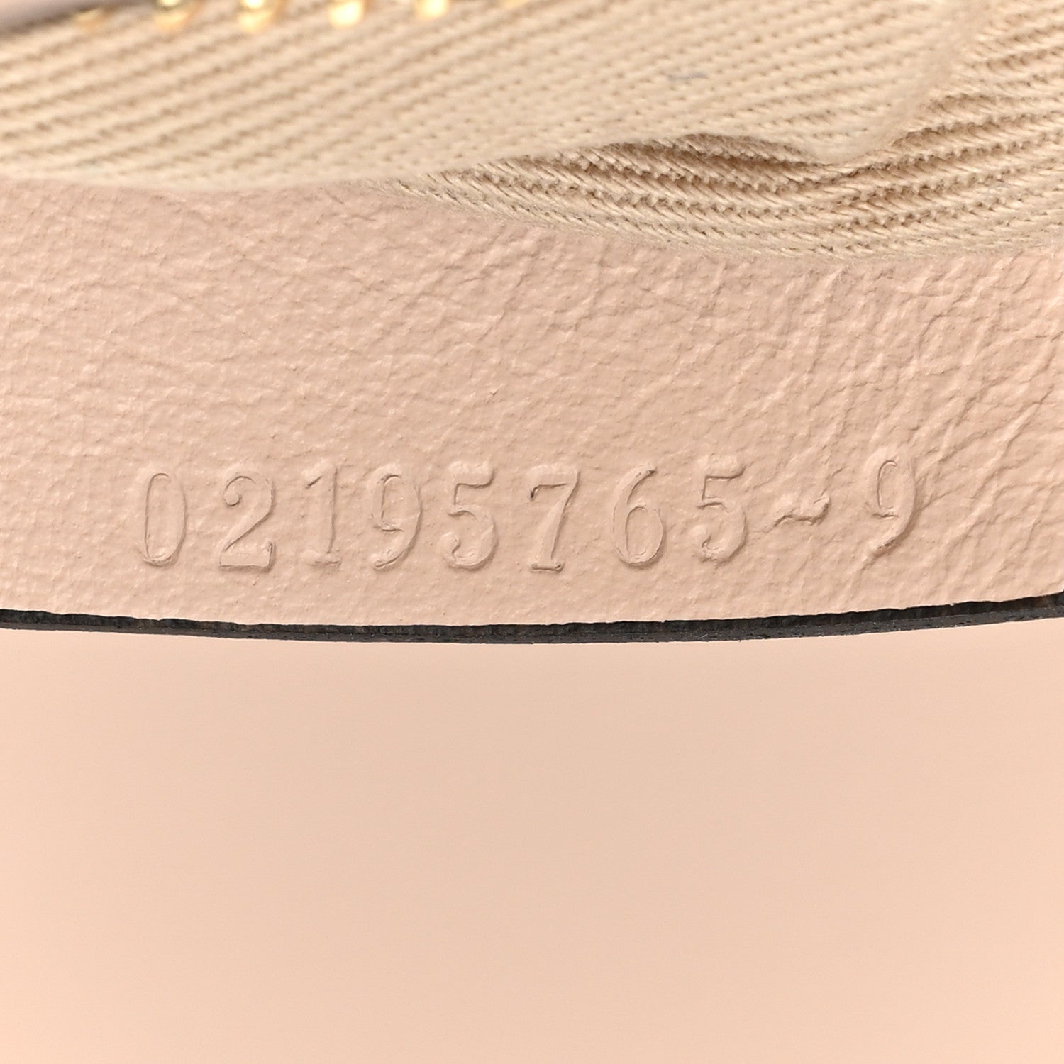 Chloe Calfskin Crocodile Embossed Small C Double Carry Cement Pink 7 of 13