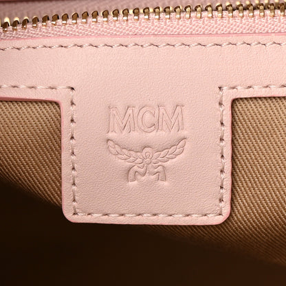 MCM Visetos Medium Aren Hobo Powder Pink 6 of 13