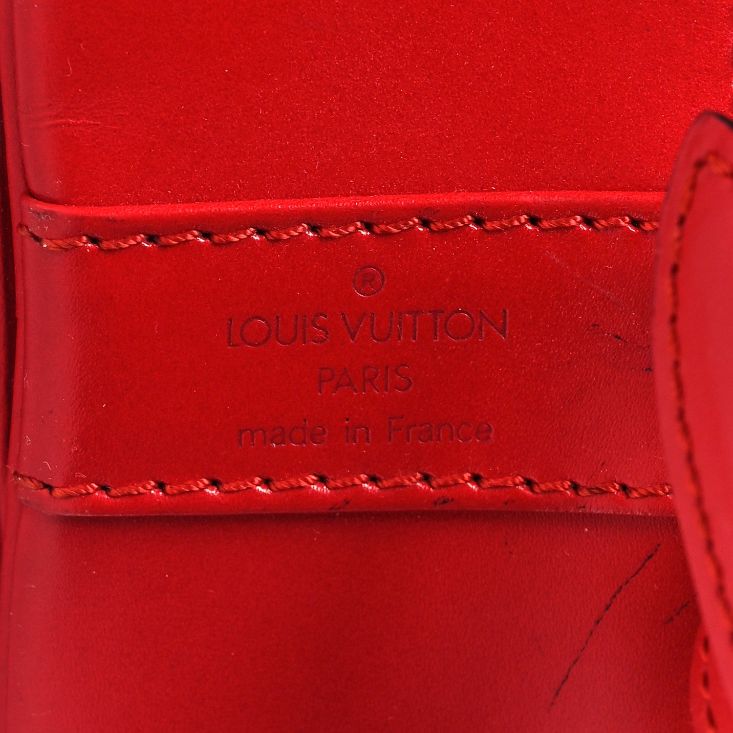 Louis Vuitton Epi Randonnee PM Castillan Red 6 of 9