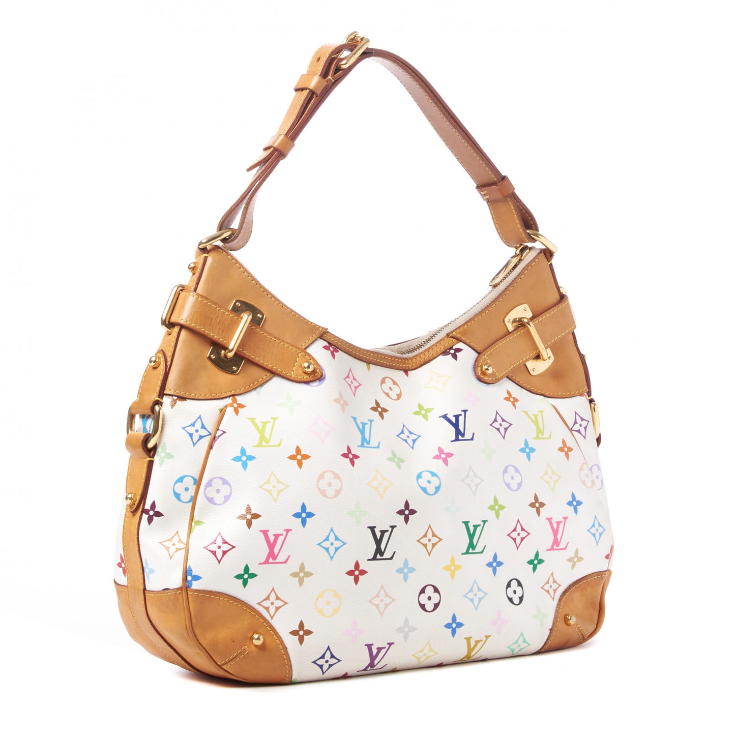 Monogram Multicolor Greta White