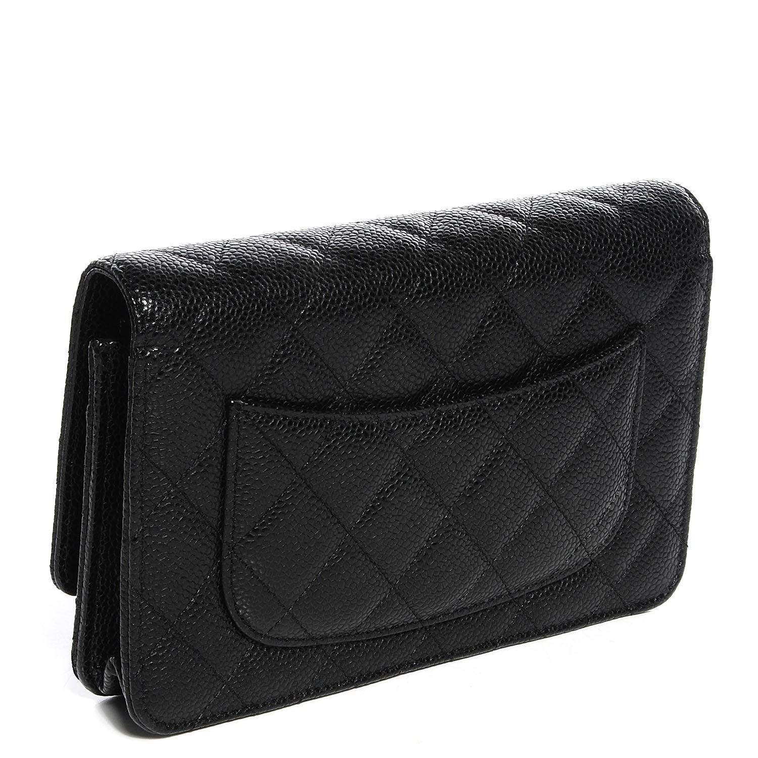 Chanel Caviar Quilted Wallet On Chain WOC Black 3 of 9