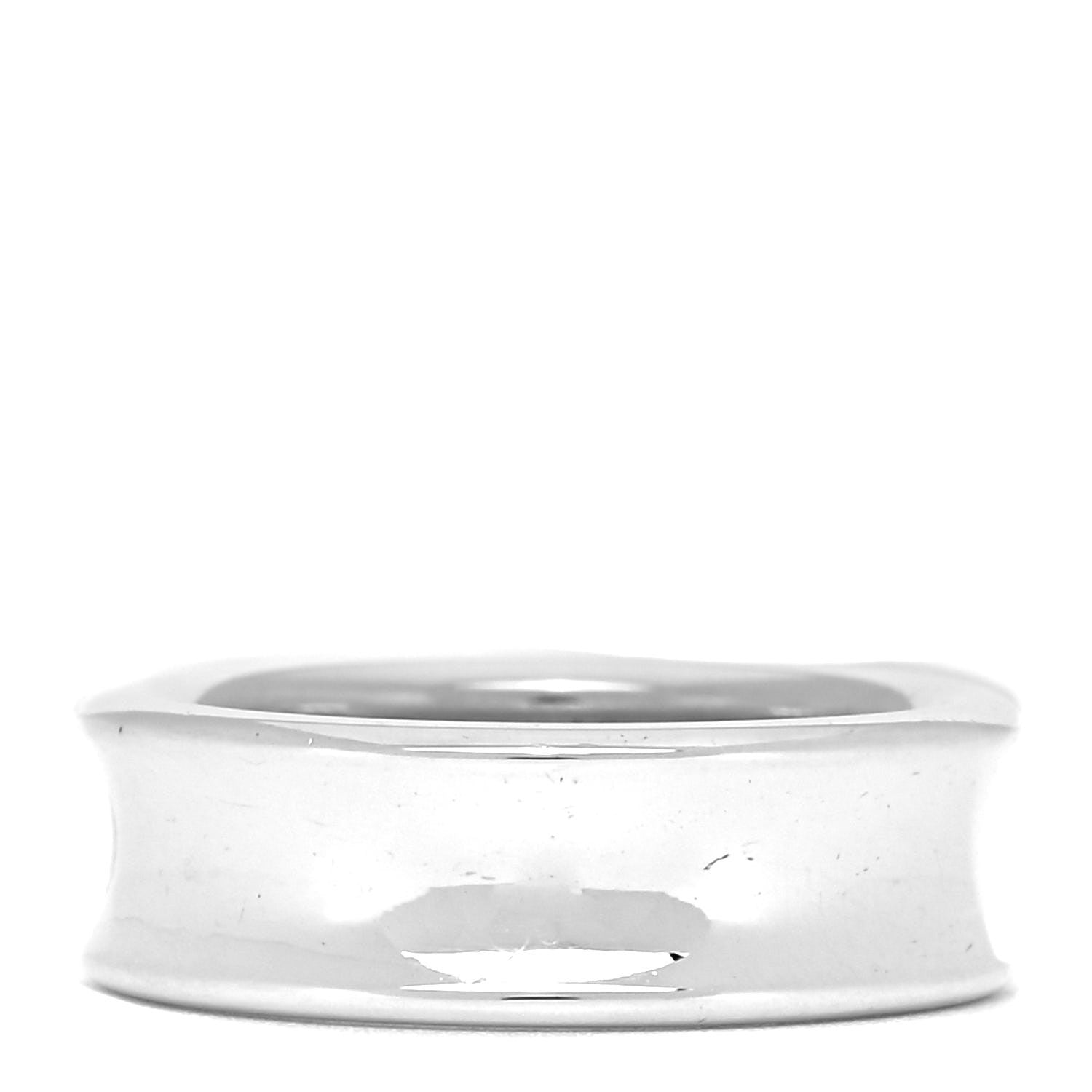 Tiffany Sterling Silver 1837 Band Ring 54 7 3 of 4