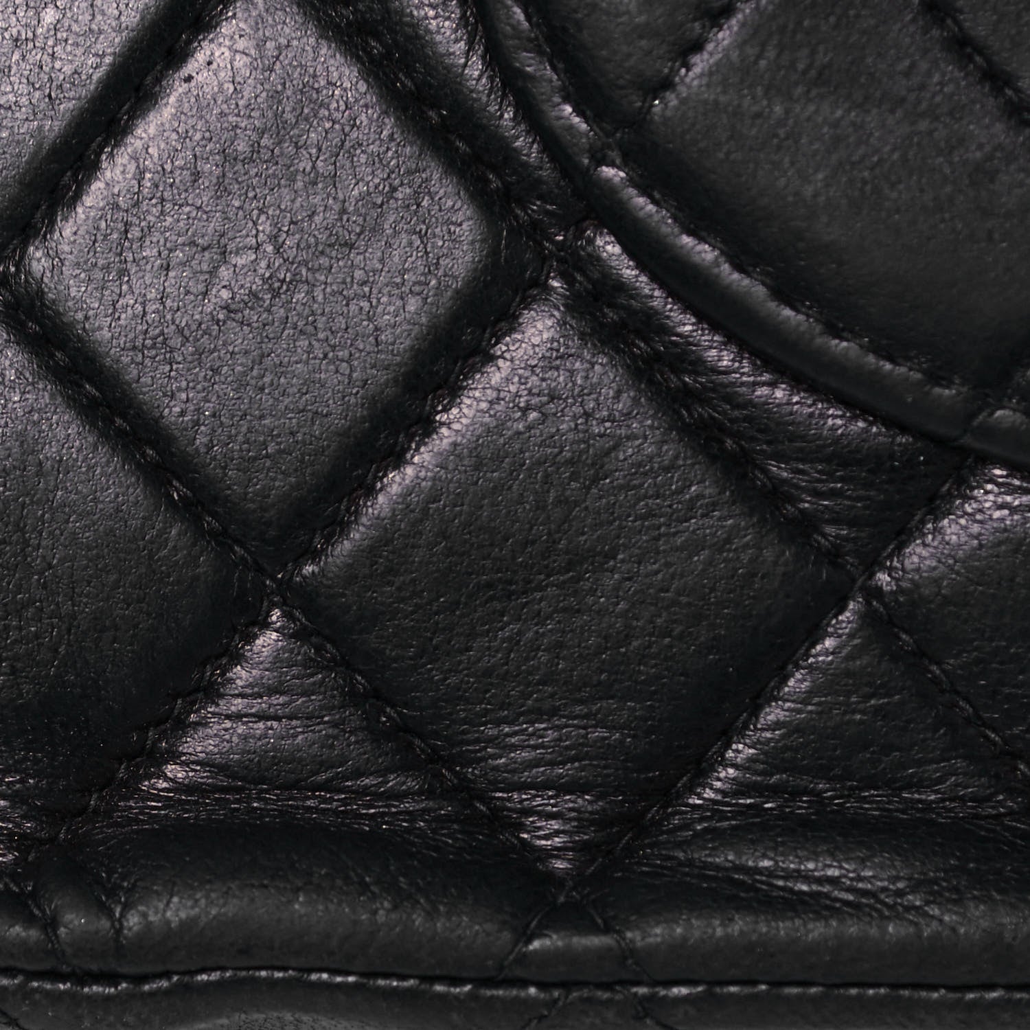 Chanel Lambskin Quilted Medium Double Flap Black 17 of 21
