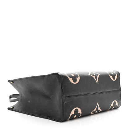 Louis Vuitton Empreinte Monogram Giant Onthego GM Black Beige 4 of 14