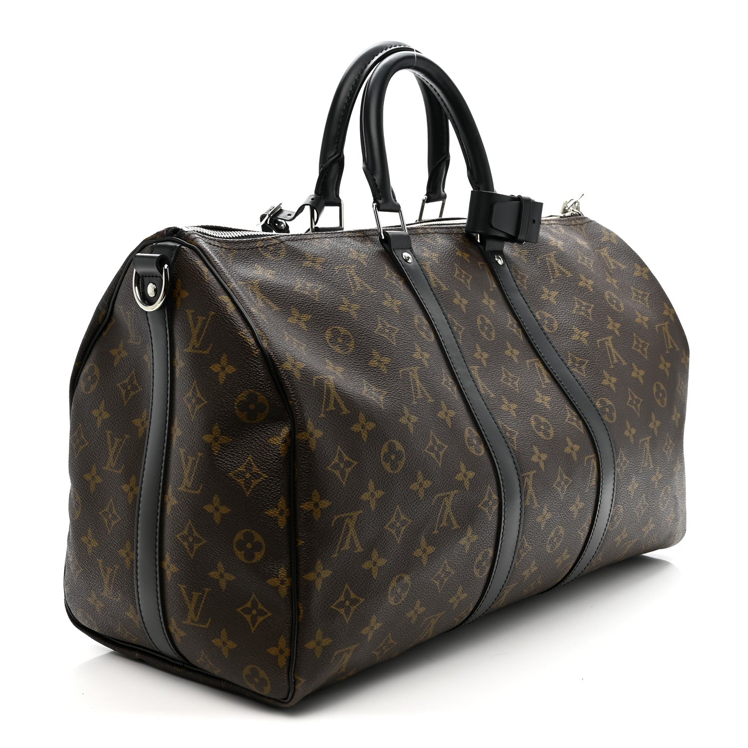 Louis Vuitton Monogram Macassar Keepall Bandouliere 45 2 of 9