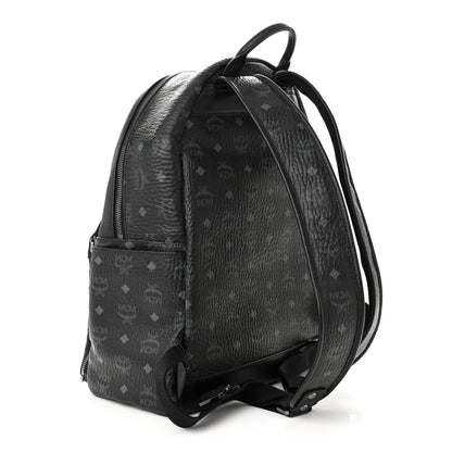 MCM Visetos Dual Stark Cyber Flash Backpack Black 3 of 10