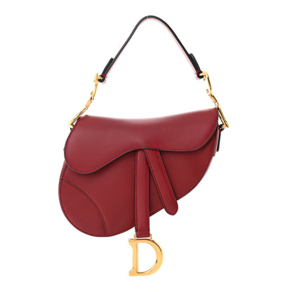 Christian Dior Calfskin Mini Saddle Bag Scarlet 1 of 12