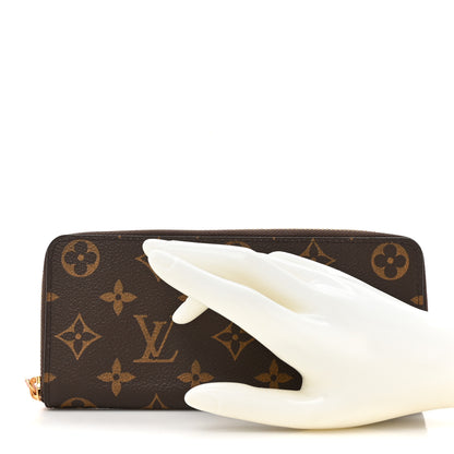 Louis Vuitton Monogram Clemence Wallet Rose Ballerine 2 of 7