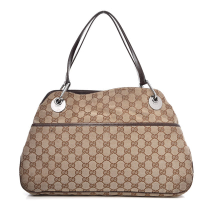 Gucci Monogram Medium Eclipse Shoulder Bag Dark Brown 1 of 17