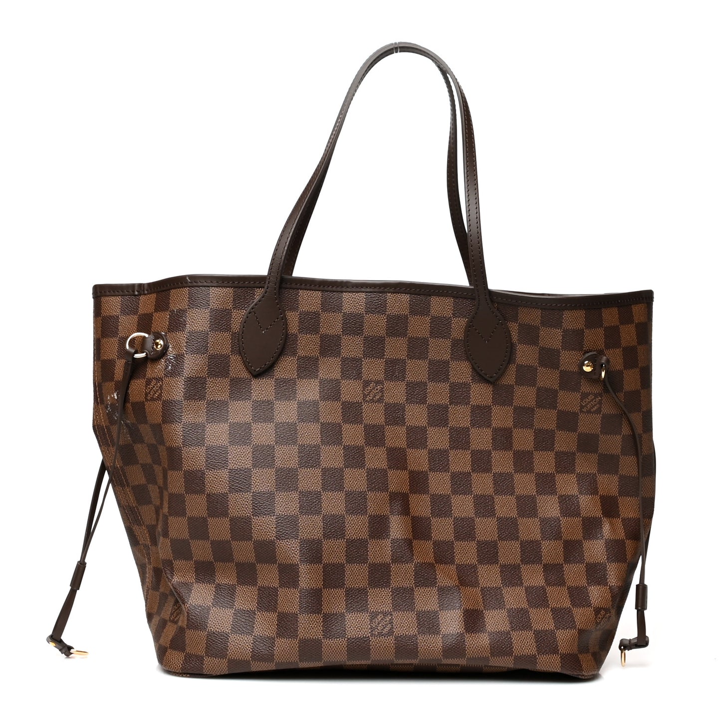 Damier Ebene Neo Neverfull MM Rose Ballerine