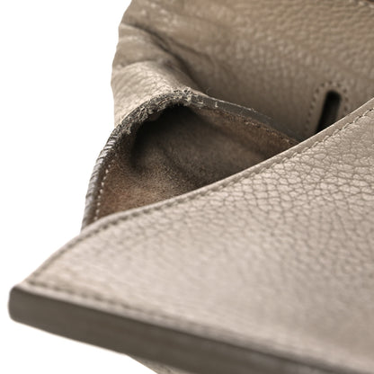 Celine Crisped Calfskin Medium Tie Knot Tote Taupe 13 of 24