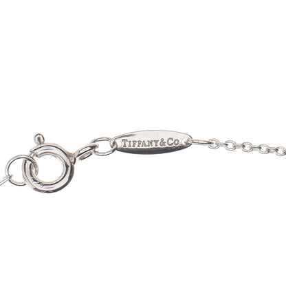 Tiffany Sterling Silver Diamond .07ct Elsa Peretti Pear Shape Diamonds by the Yard Pear-Shaped Pendant Necklace 7 of 9