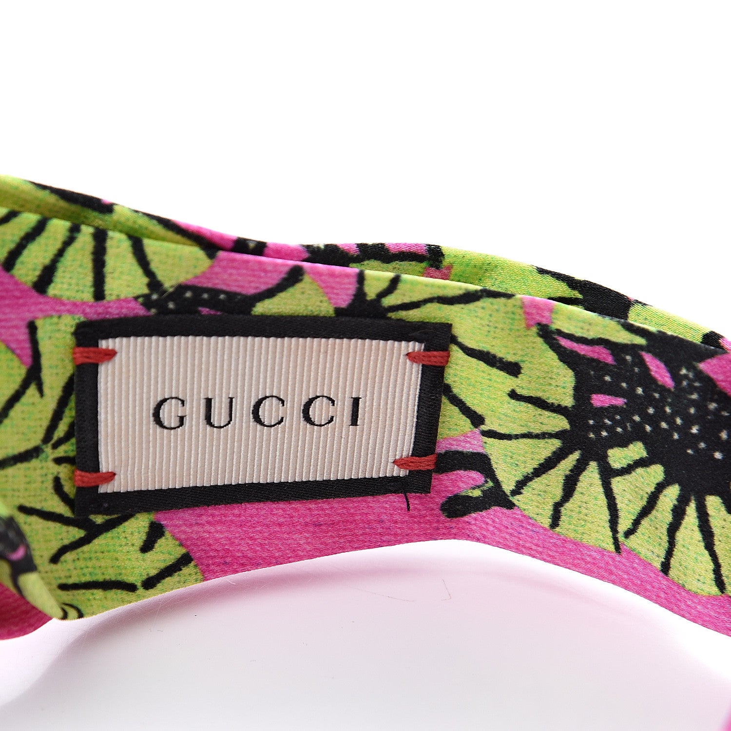 Gucci Silk Monogram Bengal Tiger Print Duchesse Headband 3 of 5