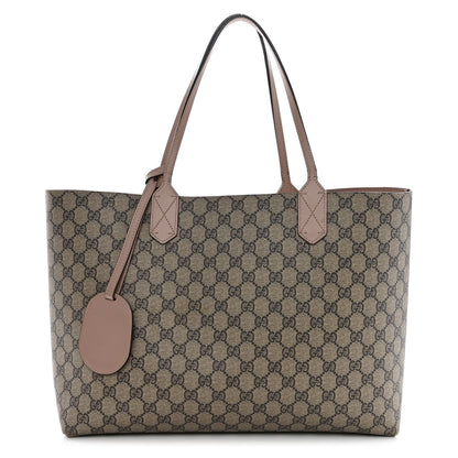 Gucci GG Supreme Monogram Medium Reversible Tote Beige Dark Cipria 1 of 18